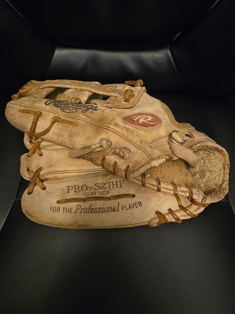 Vintage Rawlings PRO-S27HF 12.75" Leather Baseball Glove Professional Player